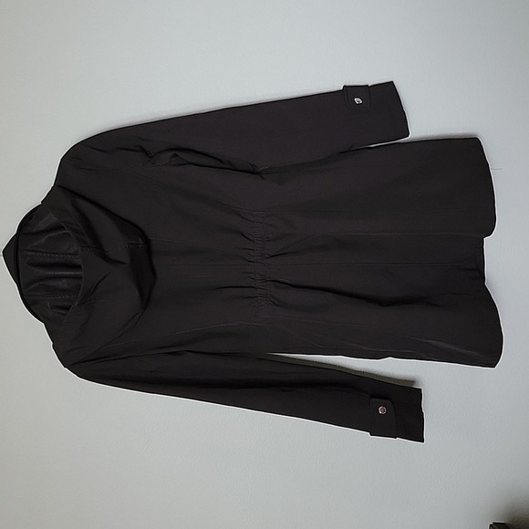 Tommy Hilfiger black hooded rain coat small - Picture 9 of 11